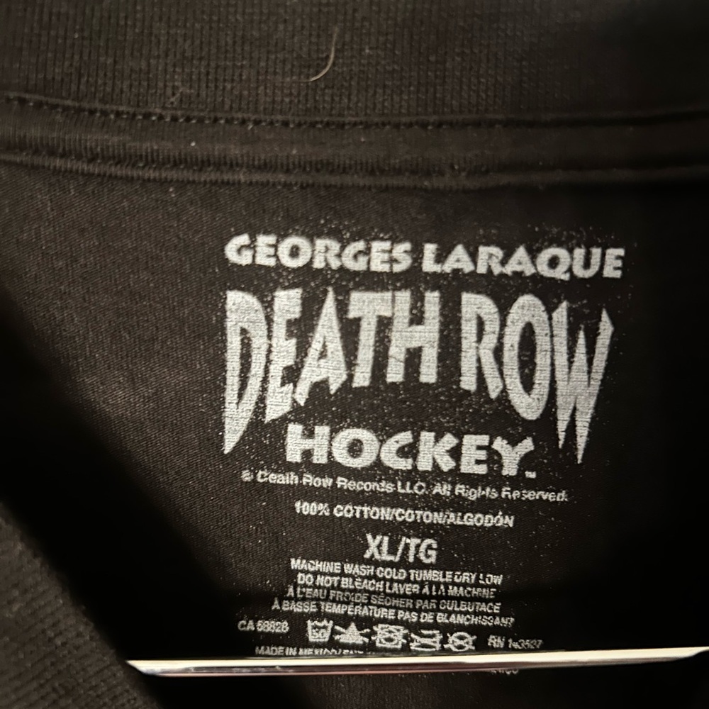 Death Row Georges Laraque Graphic T-Shirt - Picture 2 of 2